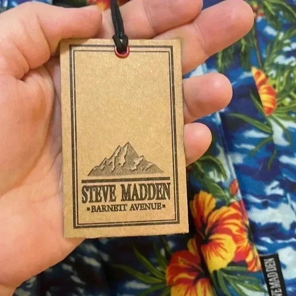 Steve Madden Tropical Print Backpack - Picture 5 of 16